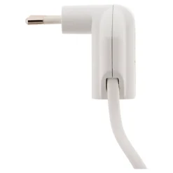 Prolongateur HO3VVH2-F 2x0,75mm² 6A 3m avec prise gigogne - Blanc -^Zenitech