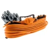 Prolongateur jardin 2x1,5mm² 25m - Orange --Zenitech Clearance