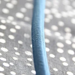 Prolongateur text. fiche plate 3m bleu clair/noir^Chacon Best