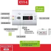 C11-L détecteur de monoxyde de carbone à piles - affichage LED, capteur électrochimique-Protector Hot