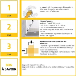 Pâte bitumineuse Igakol seau de 5 kg-Sika Sale