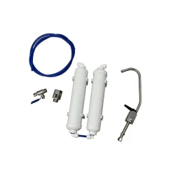 Purificateur D'eau Sous évier Duo Filtre Sédiments 5µ Et élimine Mauvais Goût Et Mauvaises Odeurs Avec Robinet Et Kit Installation^Toodo Hot