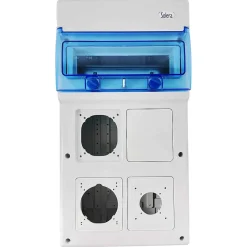 1311pv4 Coffret étanche Ip65 Pour 4 Prises électriques à Composer - 11 Modules - Indubox^Solera New