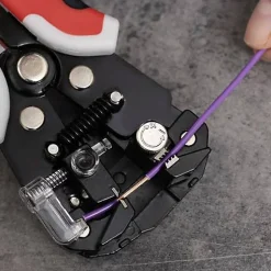 23T031 Pince à dénuder automatique 0,25 à 6 mm² avec sertissage 10 mm-Quadrios Discount