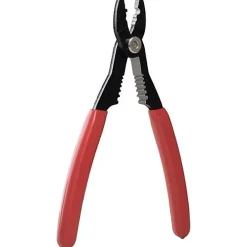 24T063 Pince multifonction pour électricien - dénudage, sertissage, découpe, préhension, 174 mm-Quadrios Discount