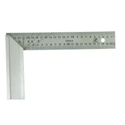 Équerre de menuisier 300 x 165 mm avec lame inox gravée -^Wilmart Hot