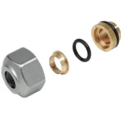 Raccord à compression pour tube cuivre R178 - Diamètre: 18X18mm-Giacomini New