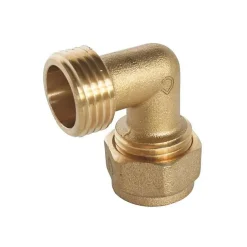Raccord à compression - Coude mâle - PER 10x12 - Fixation à visser^Somatherm Clearance