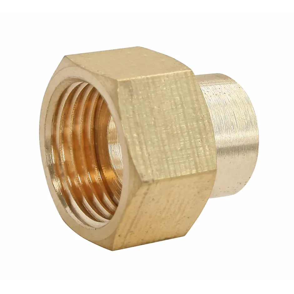 Raccord 2 pièces droit à souder sur tube cuivre Ø12 - sortie femelle 12/17 (3/8")-Somatherm for you New