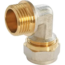 Raccord coudé à compression pour tube Multicouche Ø16 - coude mâle 15/21 (1/2")-Somatherm for you Online