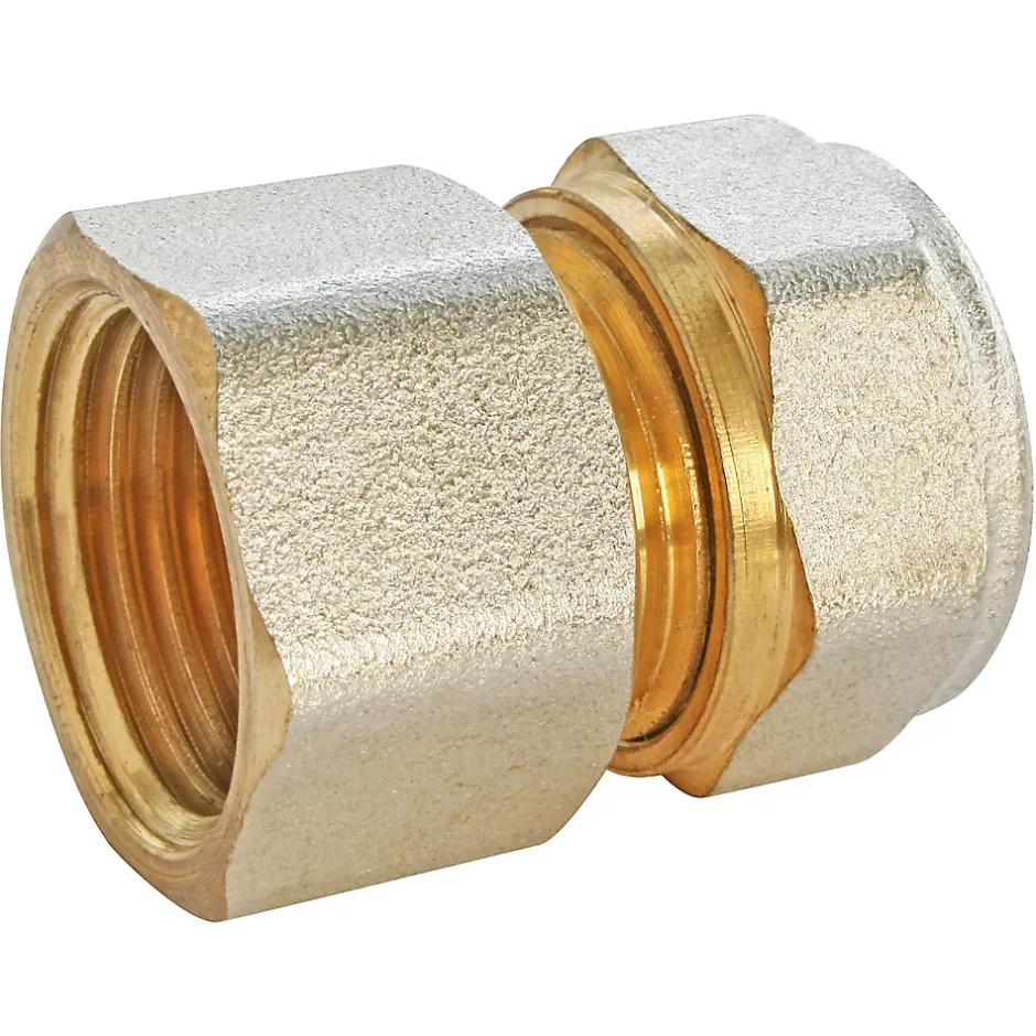 Raccord droit à compression pour tube Multicouche Ø20 - droit femelle 20/27 (3/4")-Somatherm for you Sale