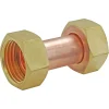 Raccord droit 2 écrous tournants Femelle 20/27 (3/4") - Femelle 20/27 (3/4") - douille cuivre-Somatherm for you Discount