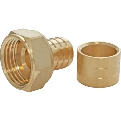 Raccord droit à glissement pour tube PER Ø20 - droit femelle 15/21 (1/2")-Somatherm for you Sale