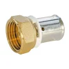Raccord droit à sertir pour tube PER Ø16 - droit ecrou tournant 20/27 (3/4")^Somatherm for you New