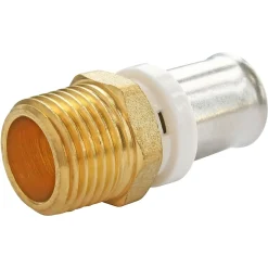 Raccord droit à sertir pour tube Multicouche Ø16 - droit mâle 20/27 (3/4")^Somatherm for you Discount