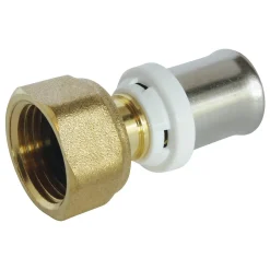 Raccord droit à sertir tube multicouche Ø16 mm femelle 1/2 10 pièces^Somatherm for you Discount