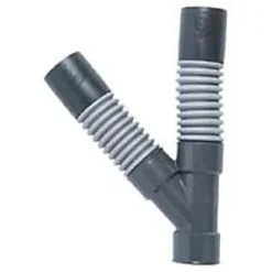 Raccord d'évacuation souple PVC Y ø40 mm à coller^Wirquin