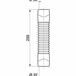 Raccord d'évacuation souple PVC Magicoude ø32 mm à coller^Wirquin New