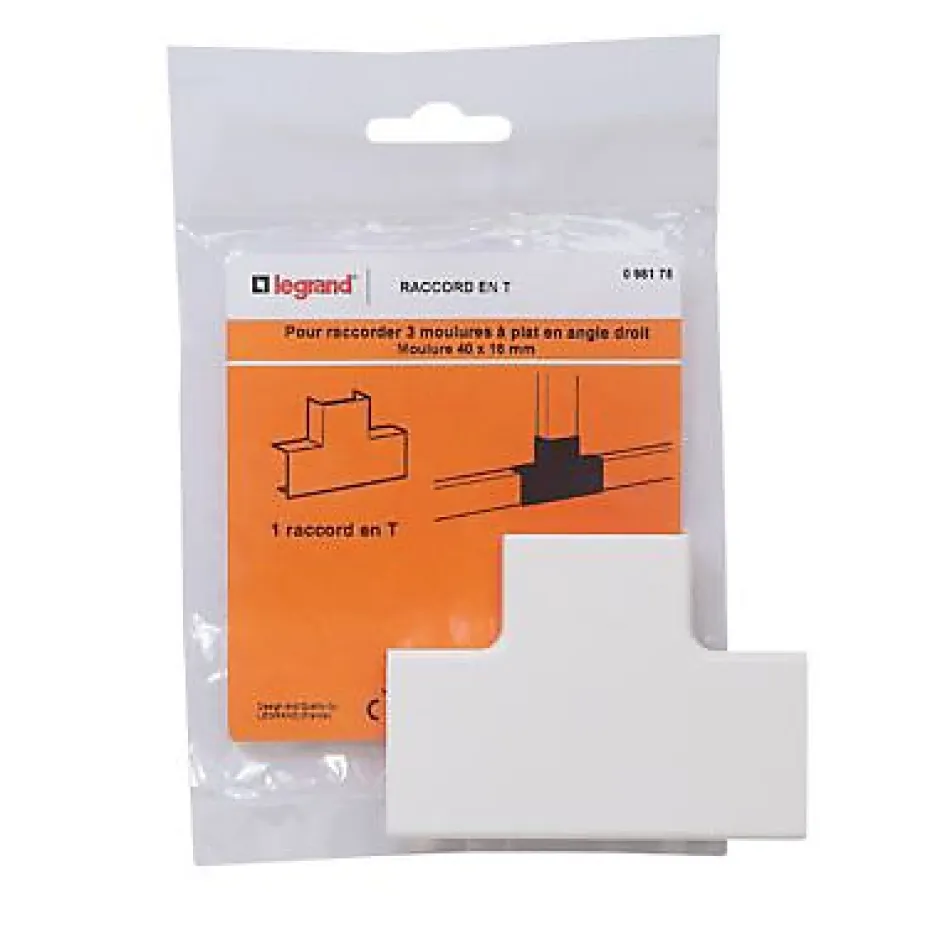 Raccord en T pour moulure 40 x 16 mm^Legrand Clearance