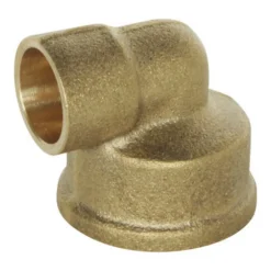 Raccord laiton coudé à souder sur tube cuivre Ø12 - sortie femelle 15/21 (1/2"), lot de 2^Somatherm for you Online