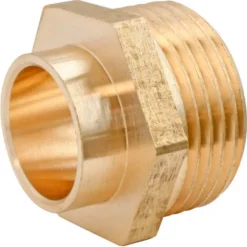 Raccord laiton droit à souder pour tube cuivre Ø22 - sortie mâle 20/27 (3/4") - sachet de 1 pièce^Somatherm for you Online