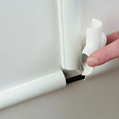 Raccords à clipser blancs moulure demi-circulaire 30x15 mm^D-Line Online