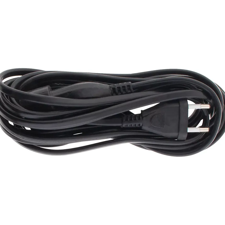 Rallonge de câble HO5VV-F 2x1mm² - 5m - noir --Zenitech Best