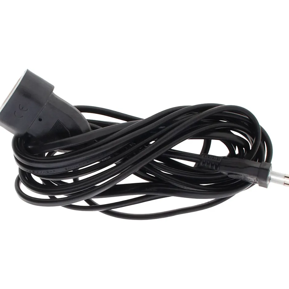 Rallonge de câble HO5VV-F 2x1mm² - 5m - noir --Zenitech Best