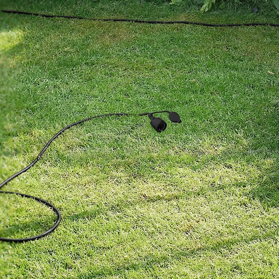 Rallonge de jardin noire Schuko 25 m 3x1,5 mm² IP44 HOROZ-Horoz Electric Clearance