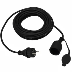 Rallonge de jardin noire Schuko 25 m 3x1,5 mm² IP44 HOROZ-Horoz Electric Clearance
