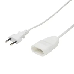 Rallonge 2G x 0.75mm² 3m Power1All blanc-