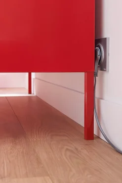 Rallonge intérieur H03VVH2-F 2 x 0.75mm² 3m prise métal-Diall Hot