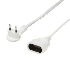 Rallonge intérieur H03VVH2-F 2 x 0.75mm² 3m prise blanc^Diall Sale