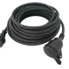 Rallonge électrique H07RNF 3G1 5mm² avec clapet 20m noir-Diall Outlet