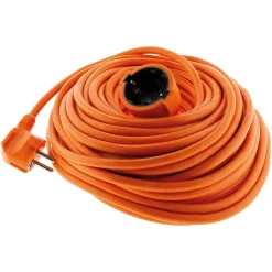 Rallonge électrique Schuko 2P+T 25m - Orange -^Zenitech Clearance