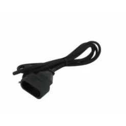 Rallonge électrique textile 1.5m - Noir --Chacon Clearance