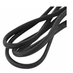 Rallonge électrique textile 1.5m - Noir --Chacon Clearance