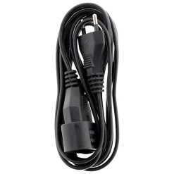 Rallonge 3m - HO3VVH2F 2x0,75mm² 6A - noir -^Zenitech Outlet