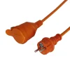 Rallonge orange H05VVF 3G1 5mm² 20m avec clapet-Diall Outlet