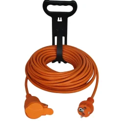 Rallonge orange H05VVF 3G1 5mm² 20m avec clapet-Diall Outlet