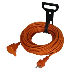 Rallonge orange H05VVF 3G1 5mm² 40m avec clapet^Diall Best