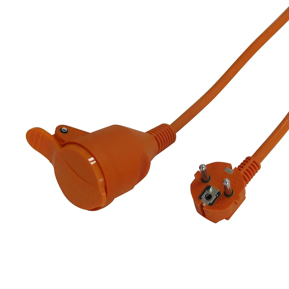 Rallonge orange H05VVF 3G1 5mm² 40m avec clapet^Diall Best