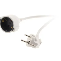 Rallonge Schuko HO5VV-F 3G1,5mm² 2m - blanc -^Zenitech Sale