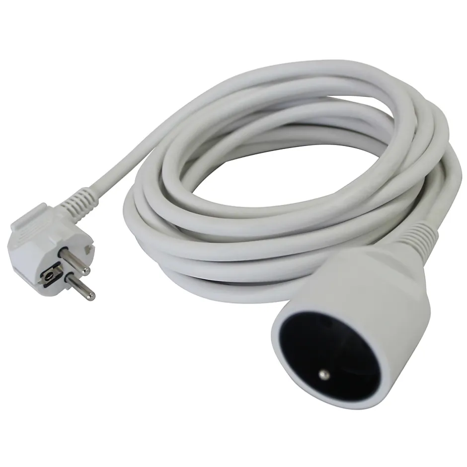 Rallonge secteur Power3All NFL-001 longueur 5 m câble H05VVF 3G1 5mm² 3680W pour 230V maxi- Online