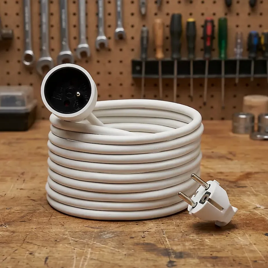 Rallonge secteur Power3All NFL-001 longueur 5 m câble H05VVF 3G1 5mm² 3680W pour 230V maxi- Online