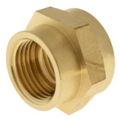 Réduction laiton avec butée interne Femelle 20/27 (3/4") - Femelle 15/21 (1/2"), lot de 2-Somatherm for you Hot