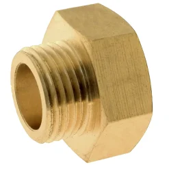 Réduction laiton Femelle 20/27 (3/4") - Mâle 15/21 (1/2"), lot de 2-Somatherm for you Outlet