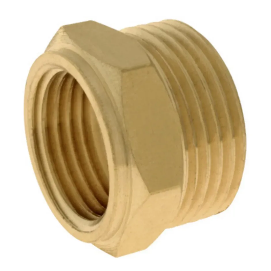 Réduction laiton Mâle 20/27 (3/4") - Femelle 15/21 (1/2")-Somatherm for you Clearance