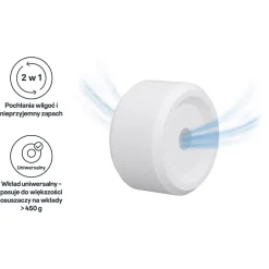 Recharge pour absorbeur d'humidité 2 galets neutre 20m² 450g-GoodHome