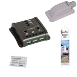 Régulateur de charge pour panneau solaire SMC20 + passe-toit + Dekasyl MS1 + lingette^Antarion Online